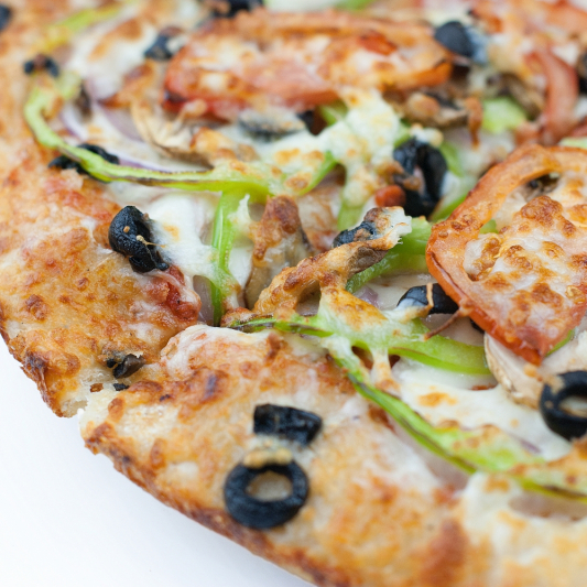 From The Garden vegetarian pizza - gourmet veggie pizza Calgary